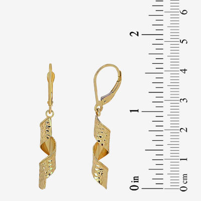 14K Gold Drop Earrings