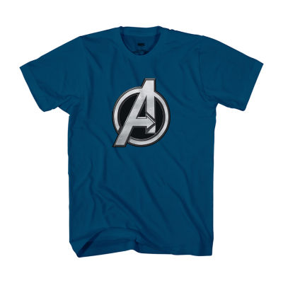 Big and Tall Mens Crew Neck Short Sleeve Regular Fit Avengers Graphic T-Shirt