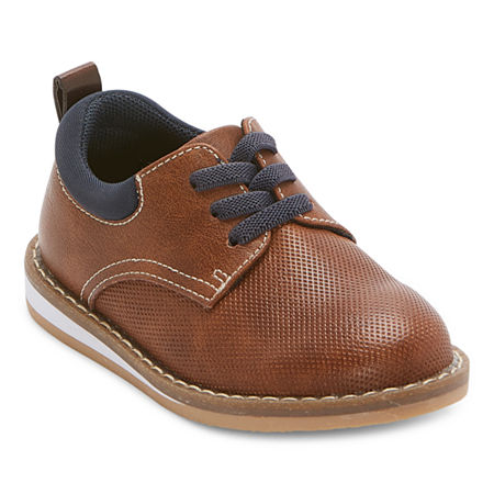 Thereabouts Toddler Boys Lil Mackem Oxford Shoes, 10 Medium, Brown