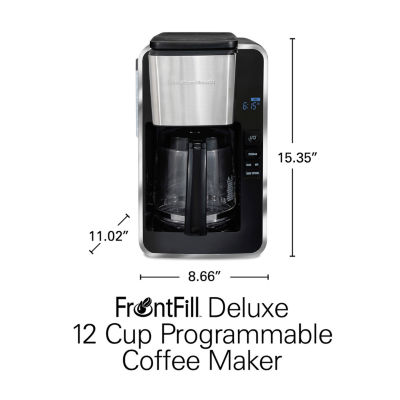 Hamilton Beach Frontfill Deluxe 12 Cup Programmable Coffee Maker