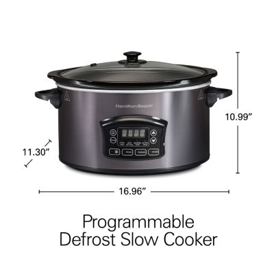 Hamilton Beach Programmable Defrost Slow Cooker