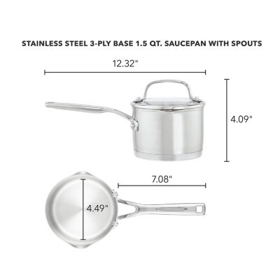 KitchenAid 3-Ply Stainless Steel 1.5-qt. Sauce Pan