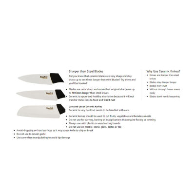 Starfrit Ceramic 6-pc. Knife Set