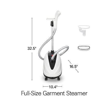 Hamilton Beach Full-Size Garment Steamer, One Size, White