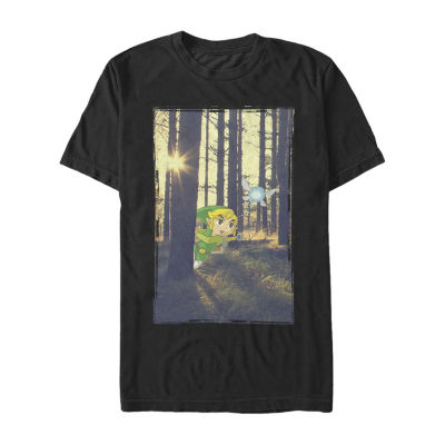 Mens Short Sleeve Legend of Zelda Graphic T-Shirt