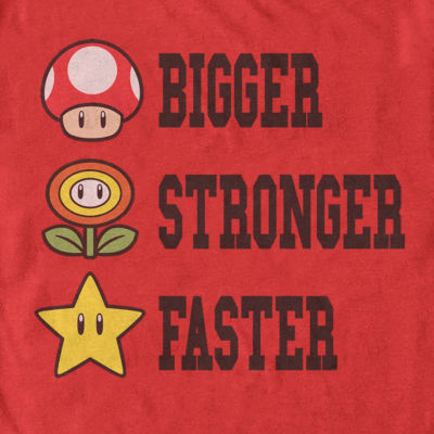 Mens Short Sleeve Super Mario Graphic T-Shirt