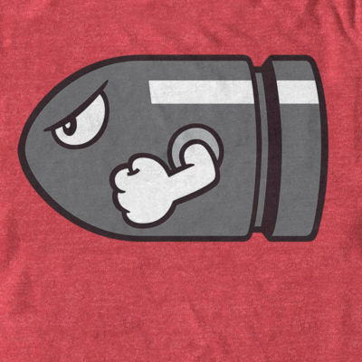 Mens Short Sleeve Super Mario Graphic T-Shirt