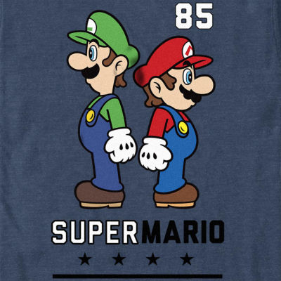 Mens Short Sleeve Super Mario Graphic T-Shirt
