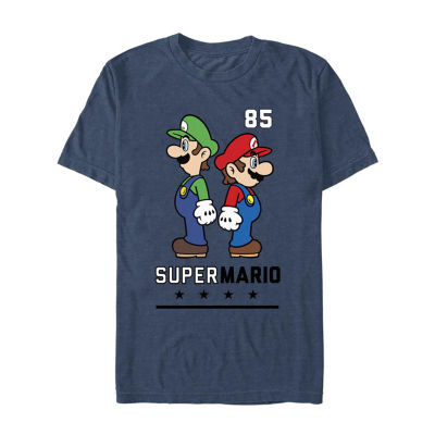 Mens Short Sleeve Super Mario Graphic T-Shirt