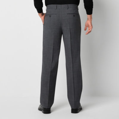 Stafford Coolmax All Season Ecomade Mens Plaid Stretch Fabric Classic Fit Suit Pants