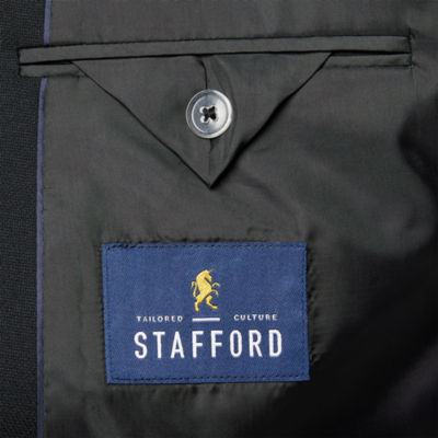 Stafford Coolmax All Season Mens Big and Tall Stretch Fabric Regular Fit Sport Coat