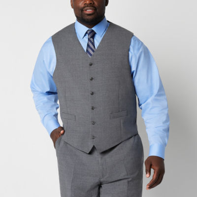 Stafford Super Mens Big and Tall Stretch Fabric Classic Fit Suit Vest