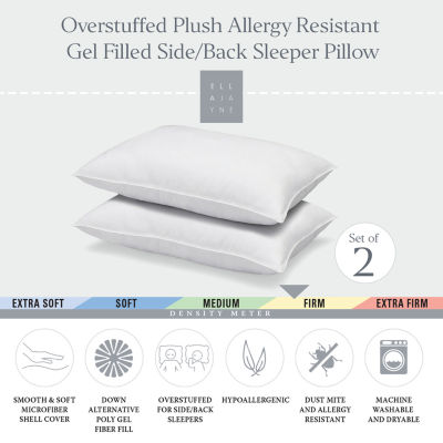 Ella Jayne Signature Plush Firm Allergy-Resistant Down Alternative Side/Back Sleeper Pillow