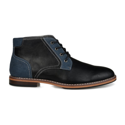 Vance Co Mens Franco Block Heel Chukka Boots