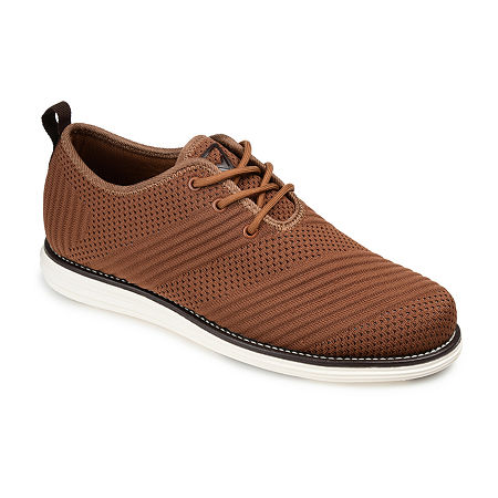 Vance Co Mens Novak Loafers, 8 Wide, Brown