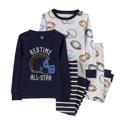 Carter's Toddler Boys 4pc. Pant Pajama Set, Color Navy JCPenney