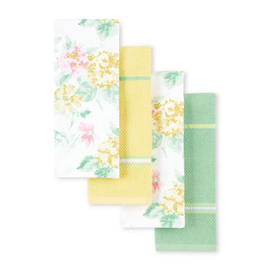 Martha Stewart Amber Floral 4-pc. Kitchen Towel Set