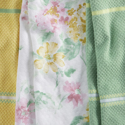 Martha Stewart Amber Floral 4-pc. Kitchen Towel Set