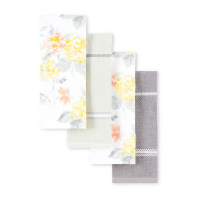Martha Stewart Amber Floral 4-pc. Kitchen Towel Set