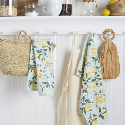 Martha Stewart Lemon Whimsy 2-pc. Kitchen Towel Set