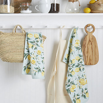 Martha Stewart Lemon Whimsy 2-pc. Kitchen Towel Set, Color: Yellow -  JCPenney