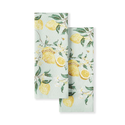 Martha Stewart Lemon Whimsy 2-pc. Kitchen Towel Set