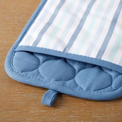 Martha Stewart Daisy Stripe 2-pc. Pot Holder Set