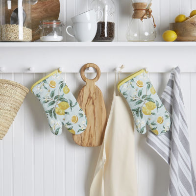 Martha Stewart Lemon Whimsy 2-pc. Oven Mitt Set