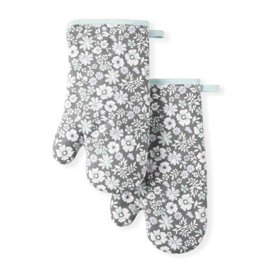 Martha Stewart Ditsy Floral 2-pc. Oven Mitt Set