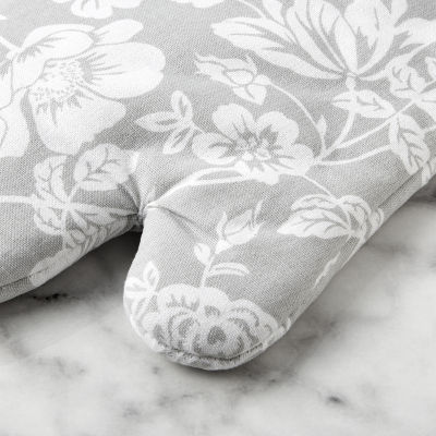 Martha Stewart Succulent Print Mini Oven Mitts Easy Grip Set Of 2