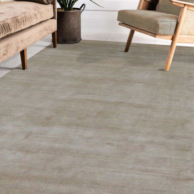 Amer Rugs Blend Solid Woven Washable Indoor Rectangular Area Rug
