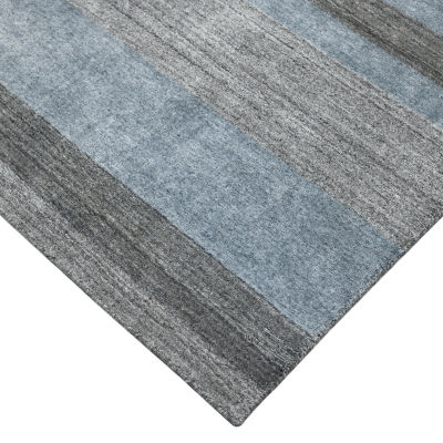 Amer Rugs Blend Warwich Stripe Woven Washable 24' X 36' Indoor Rectangular Accent Rug