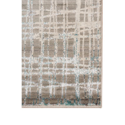 Amer Rugs Cambridge Abstract Loomed Washable Indoor Rectangular Area Rug