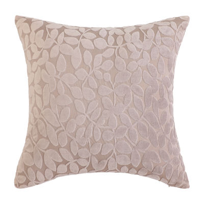 Regal Home Cut Leaf Square Throw Pillow