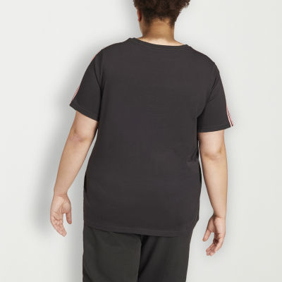 adidas Essentials 3 Stripes Tee (Plus Size)