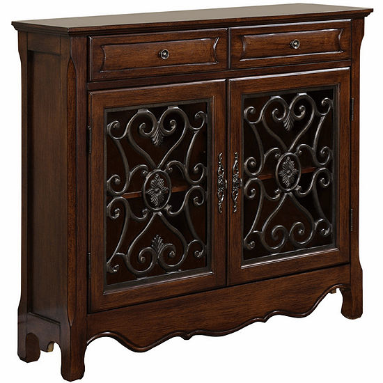 Scroll 2-Door Console Table