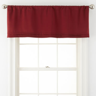JCPenney Home Kathryn Rod-Pocket Tailored Valance
