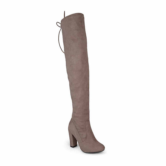 Journee Collection Womens Wide Calf Over the Knee Boots