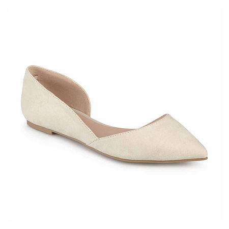  -Journee Collection Womens Ester Pointed Toe Ballet Flats