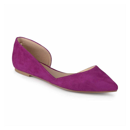 Journee Collection Womens Ester Pointed Toe Ballet Flats - JCPenney