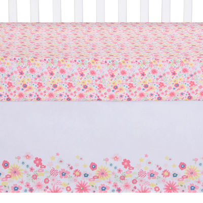 Sammy And Lou Floral Sprinkles 4-pc. Crib Bedding Set