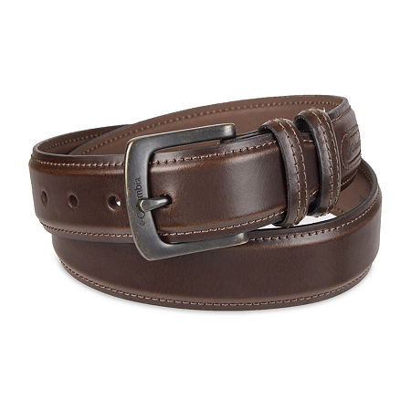 Columbia Double Keeper Mens Belt, M (34-36), Brown