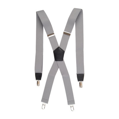 TRAFALGAR Men's Regal 35mm Vertical Striped Formal End Suspenders