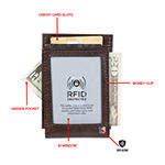 JF J.Ferrar Mens RFID Blocking Magnetic Front Pocket Wallet