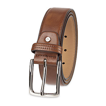 Dockers Men's Leather Dress Belt Tan : 42