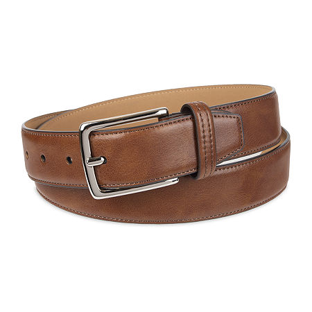 Dockers Single Stitch Mens Belt, M (34-36), Brown