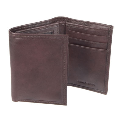 Stafford Mens Rfid Blocking Trifold Wallet, Color: Brown - JCPenney