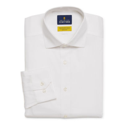 stafford white dress shirts Stafford Shirt 17 Extra Tall Mens Short Sleeve Collar Neck Stafford | Shirts | White