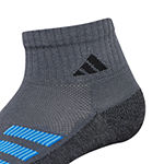 adidas Big Boys 6 Pair Quarter Socks