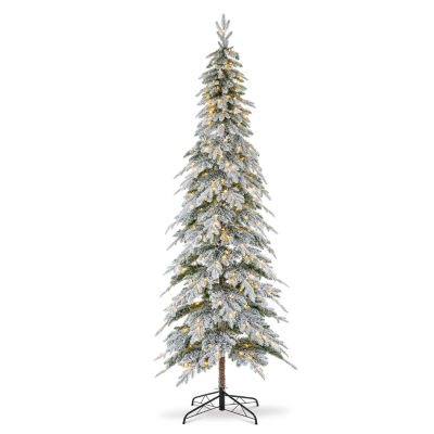 Glitzhome Ft Pre-Lit Pencil Spruce Christmas Tree